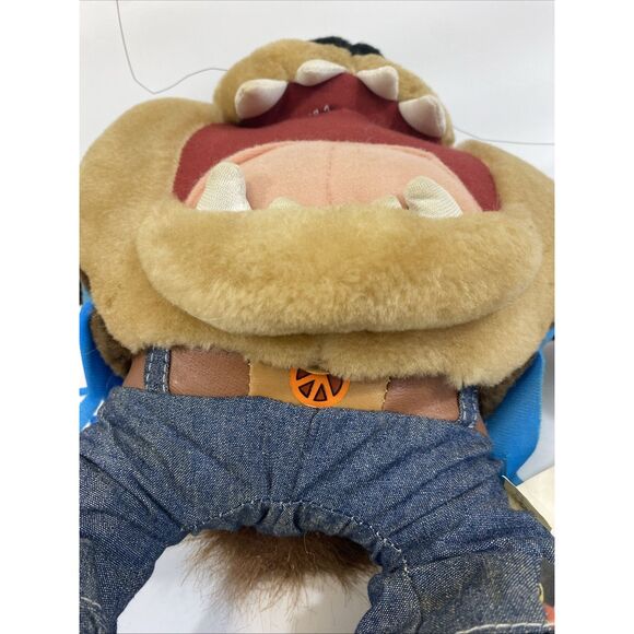 Vtg Looney Tunes 16” Hippie Tazmanian Devil Plush Stuffed Animal Ace 1990s Read - Picture 7 of 9